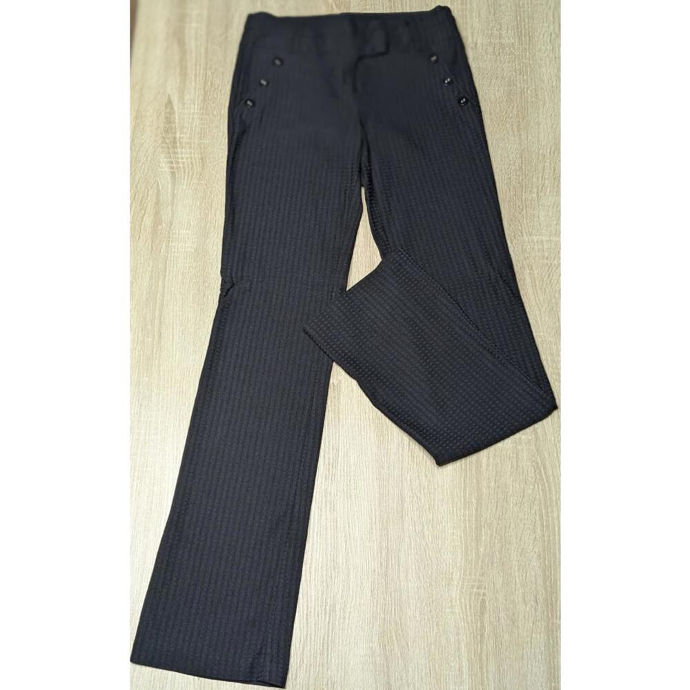 Stylish Joe B Women's Black Pants with Button Detail